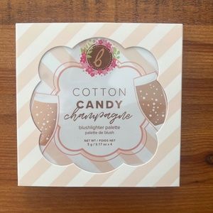 Beauty Bakerie Cotton Candy Champagne Blush Palette 4 Shades Matte + Metallic